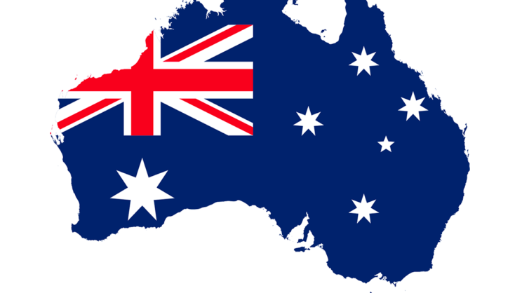 Australia Map/Flag